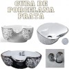 CUBA DE PORCELA PRATA